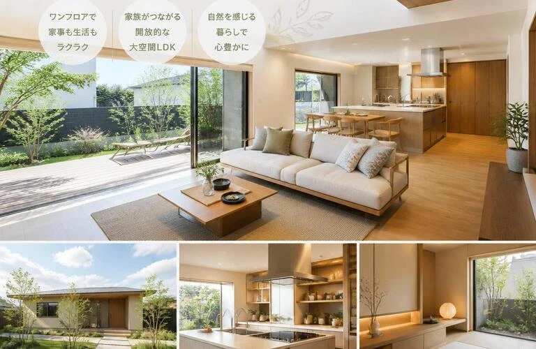 新築平家住宅で夢の暮らしを実現！
