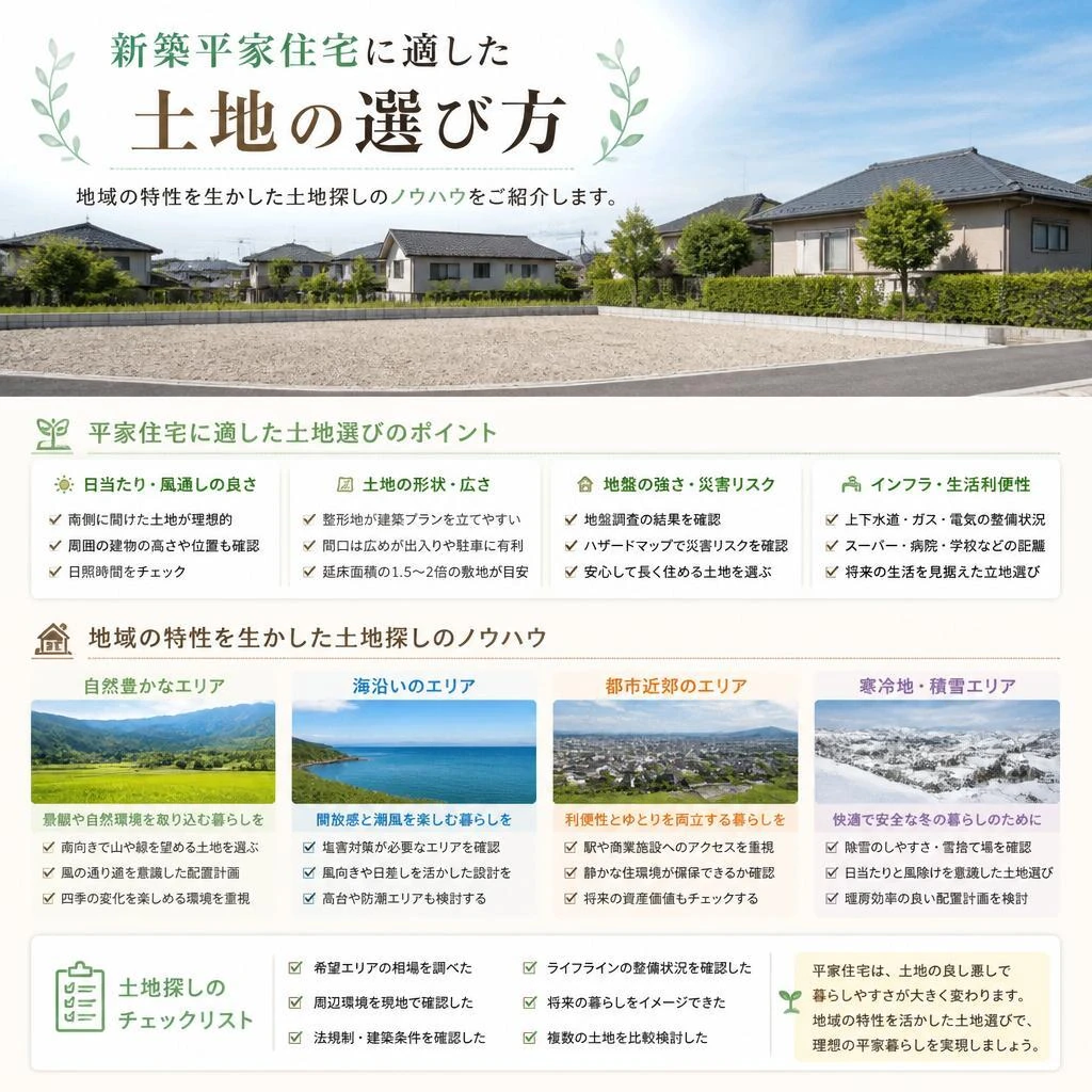 土地選びのポイント