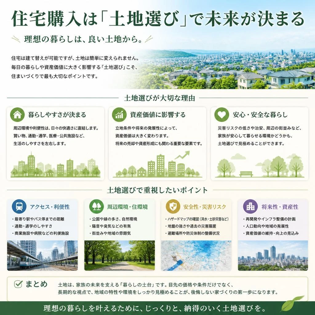 土地選びの重要性