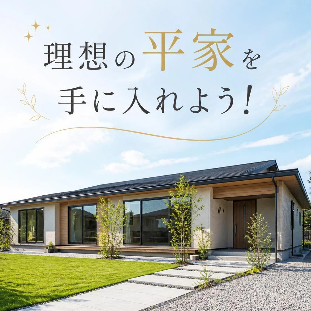 理想の平家を手に入れよう！